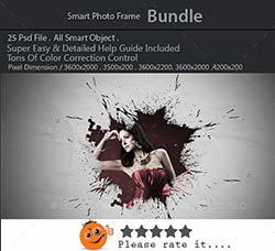 相片艺术遮罩模型：Smart Photo Frame Bundle